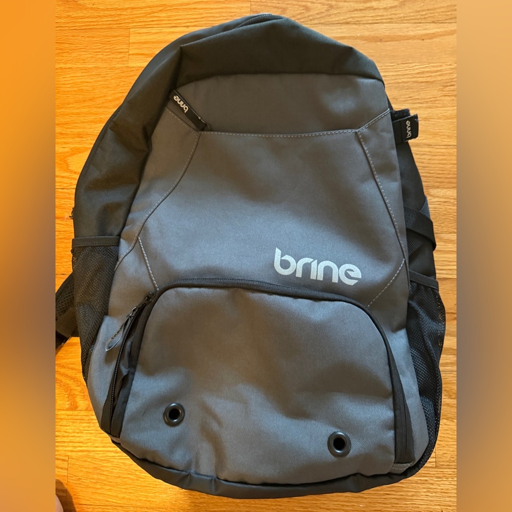 BRINE field hockey lacrosse Backpack w large expanding pocket and stick holder